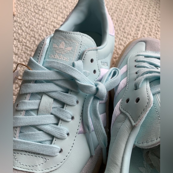 NWT Adidas Sambae shoes, icy blue - Picture 5 of 12